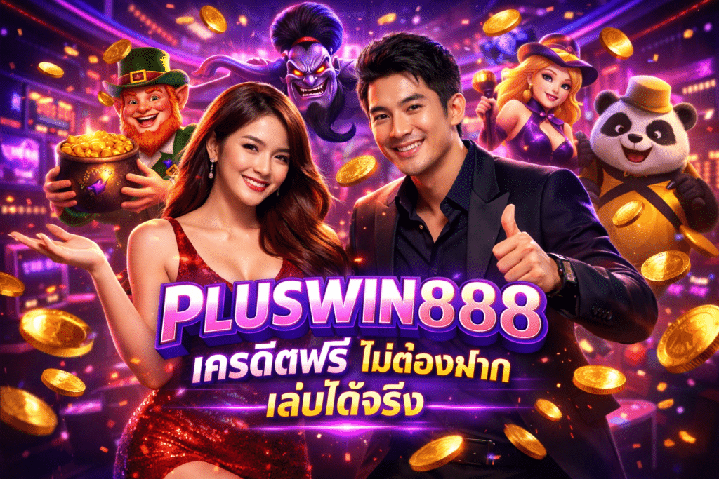 PLUSWIN888 เครดิตฟรี ไม่ต้องฝาก เล่นได้จริง